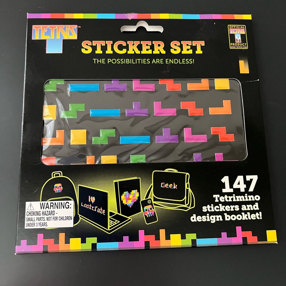 Tetris Sticker Set